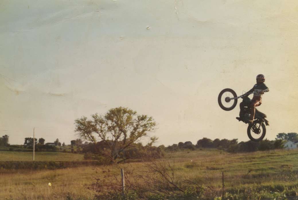 history of Iowa, Iowa History, George, Kelly, Motorized Vehicles, motorcycle, biker, Iowa, Outdoor Recreation, Des Moines, IA