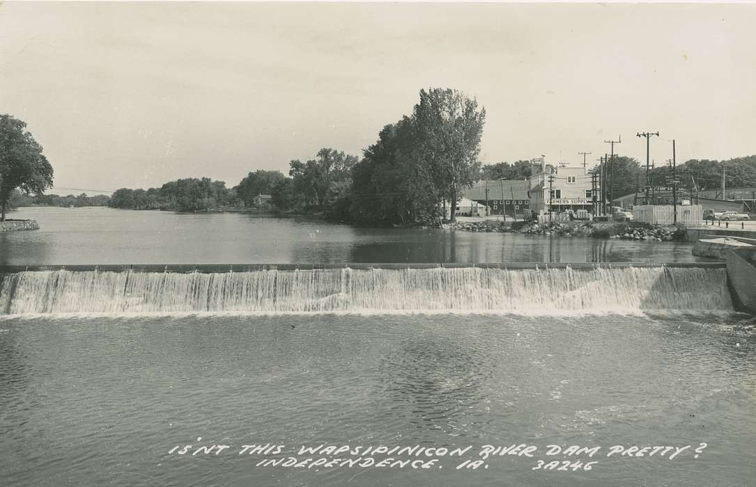 Cities and Towns, Iowa History, Lakes, Rivers, and Streams, Iowa, dam, Independence, IA, Palczewski, Catherine, river, history of Iowa