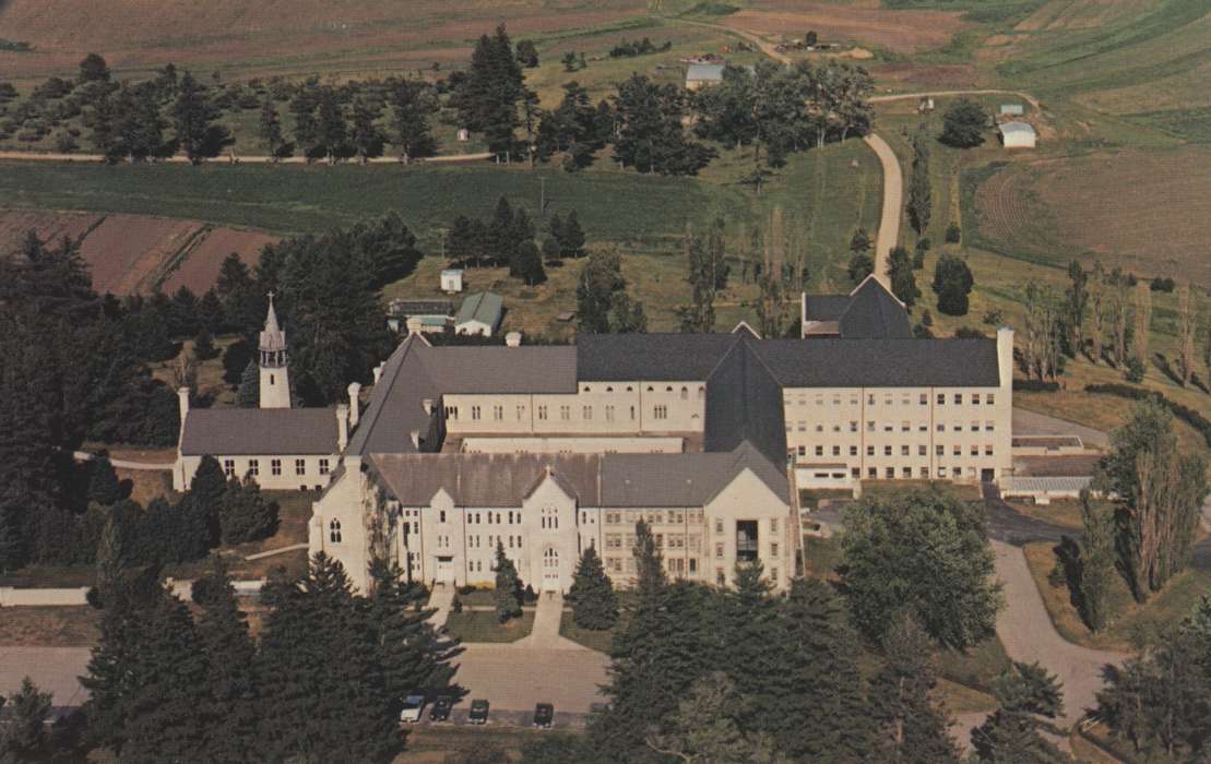 Dubuque County, IA, abbey, Religious Structures, Iowa History, Iowa, Cook, Mavis, history of Iowa