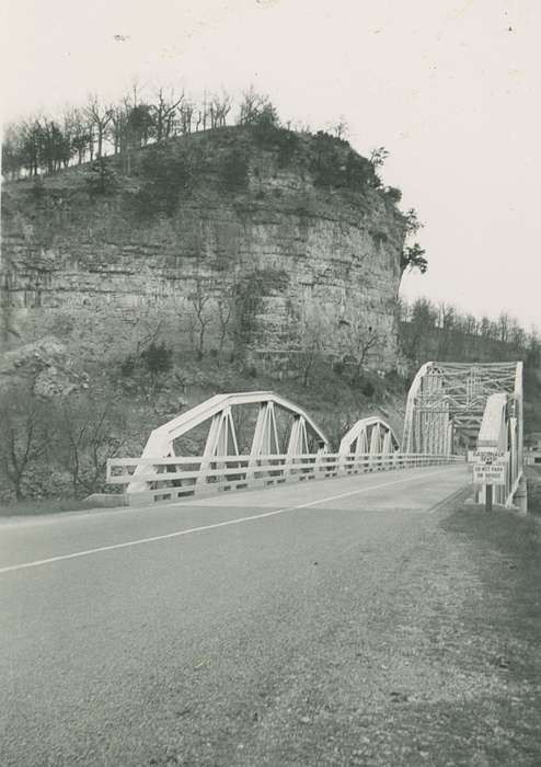 Campopiano Von Klimo, Melinda, bridge, history of Iowa, Iowa History, Iowa, Landscapes, CO, bluff