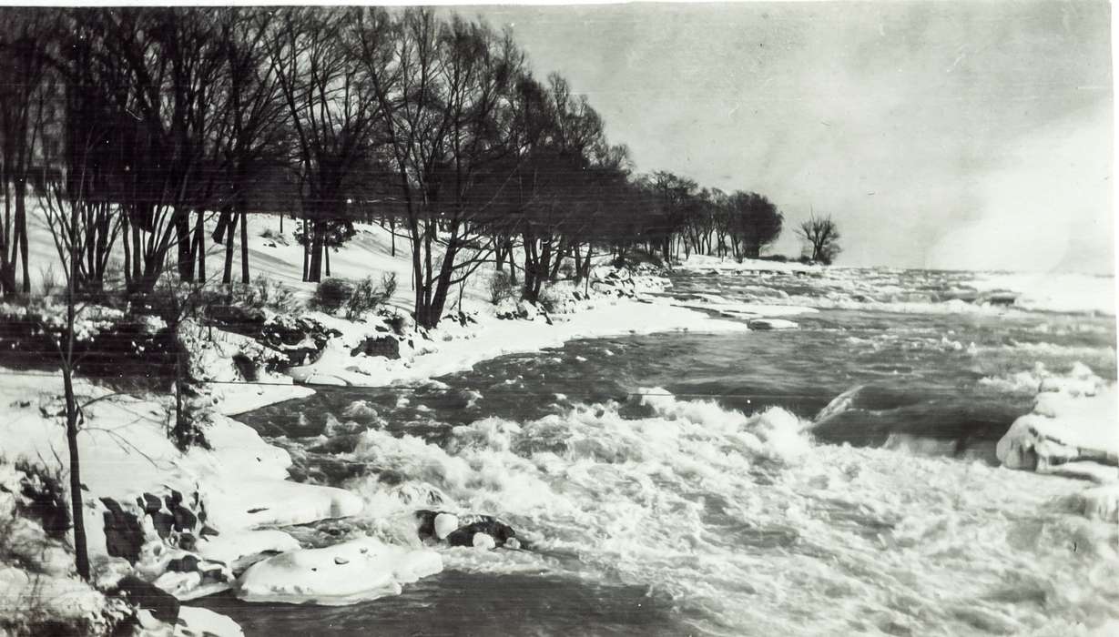 Landscapes, Iowa, river, Lakes, Rivers, and Streams, Anamosa, IA, Anamosa Library & Learning Center, Winter, history of Iowa, snow, Iowa History