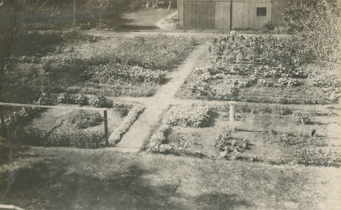 Landscapes, Iowa, Webster City, IA, shed, McMurray, Doug, garden, history of Iowa, Iowa History