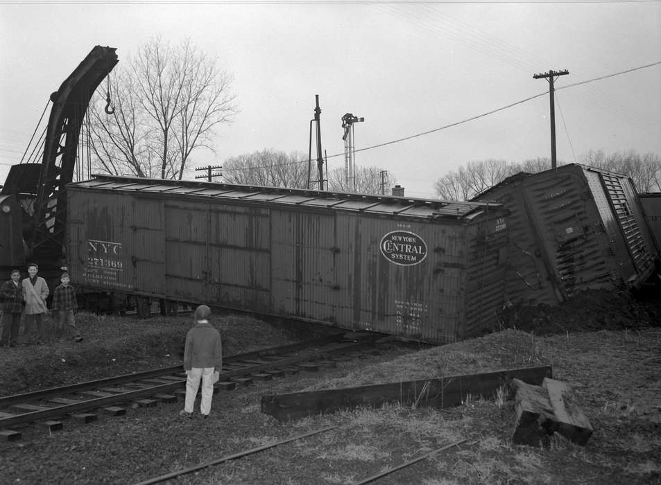 Milwaukee, WI, history of Iowa, Iowa History, Wrecks, Motorized Vehicles, train track, railroad, Iowa, Lemberger, LeAnn, train