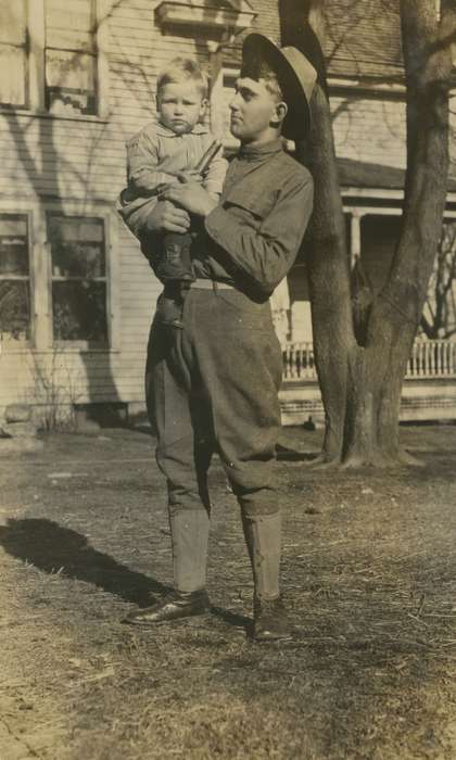baby, Mortenson, Jill, Military and Veterans, Iowa History, Ackley, IA, Children, Iowa, history of Iowa, wwi, army, uniform