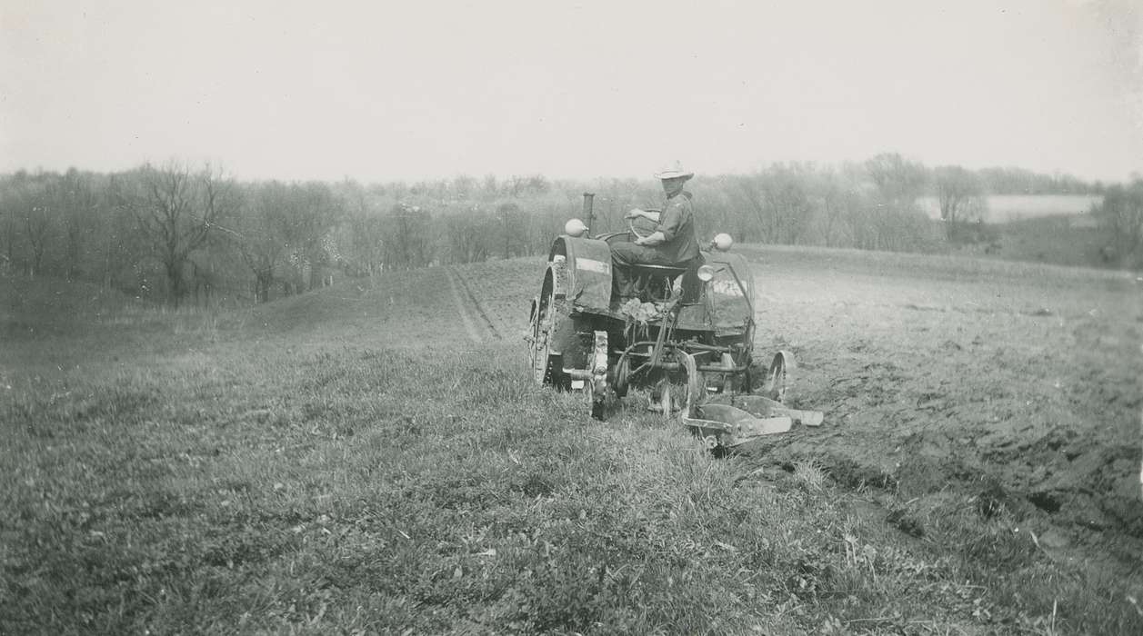 mowing, Farming Equipment, history of Iowa, Iowa History, IA, Iowa, Farms, hay field, Fredericks, Robert, Portraits - Individual