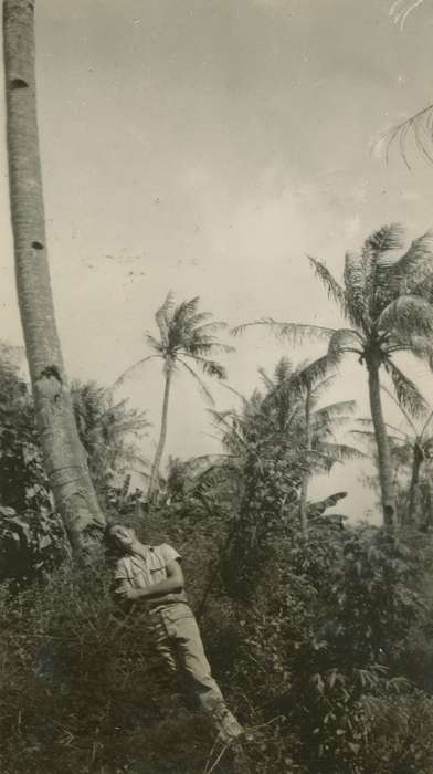 Military and Veterans, Travel, history of Iowa, Iowa History, Fink-Bowman, Janna, Saipan, palm tree, Iowa