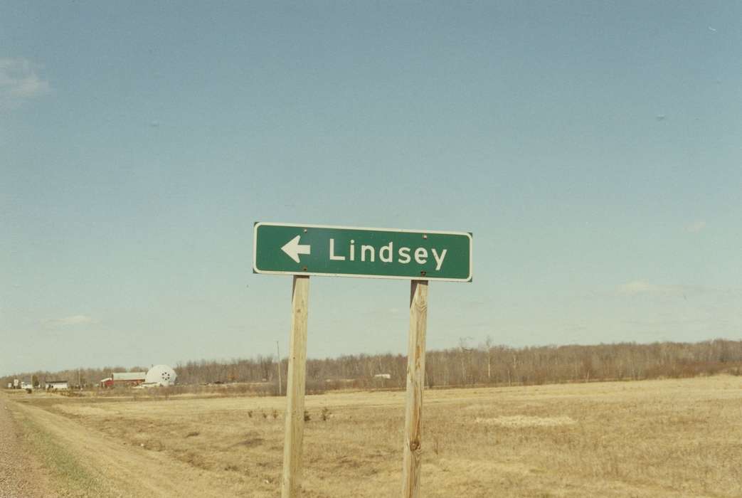 history of Iowa, Iowa, sign, Cities and Towns, East, Lindsey, Lindsey, KS, Iowa History