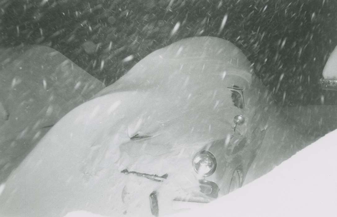 Tjaden, Carol, Motorized Vehicles, Iowa History, Iowa, history of Iowa, car, Winter, IA, snow
