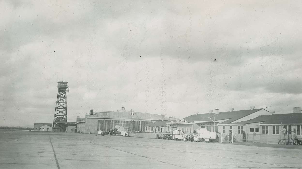 Travel, Spokane, WA, truck, history of Iowa, airport, Motorized Vehicles, McMurray, Doug, watch tower, Iowa, Iowa History