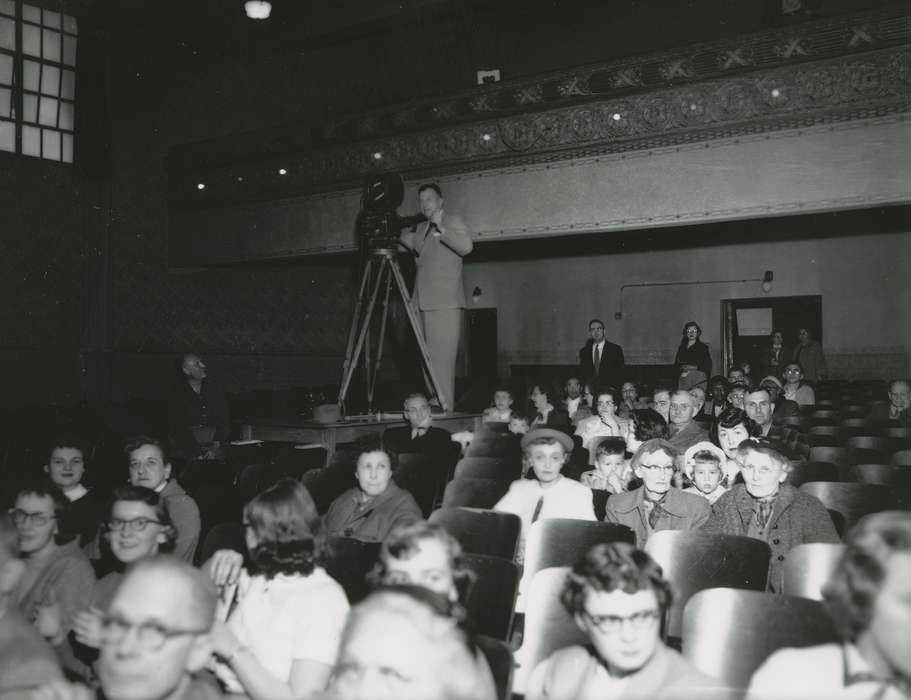 Portraits - Group, movie projector, Waverly Public Library, history of Iowa, Iowa History, IA, Entertainment, movie theater, Iowa, Schools and Education, correct date needed, Children, Leisure