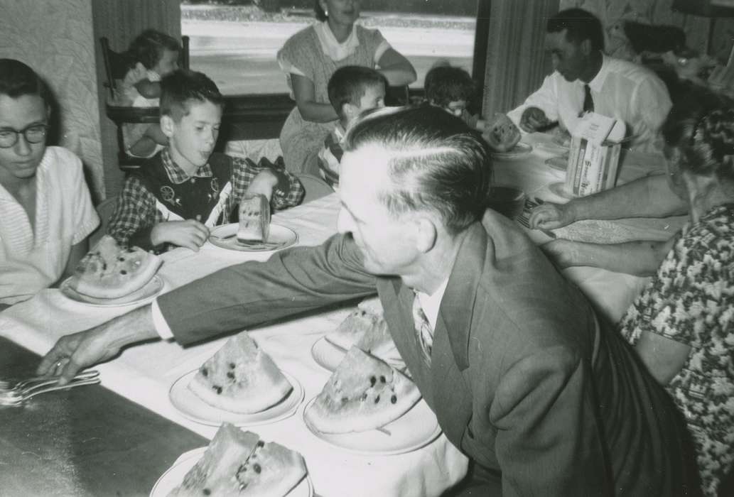 Tjaden, Carol, watermelon, Food and Meals, IA, Iowa History, Iowa, history of Iowa