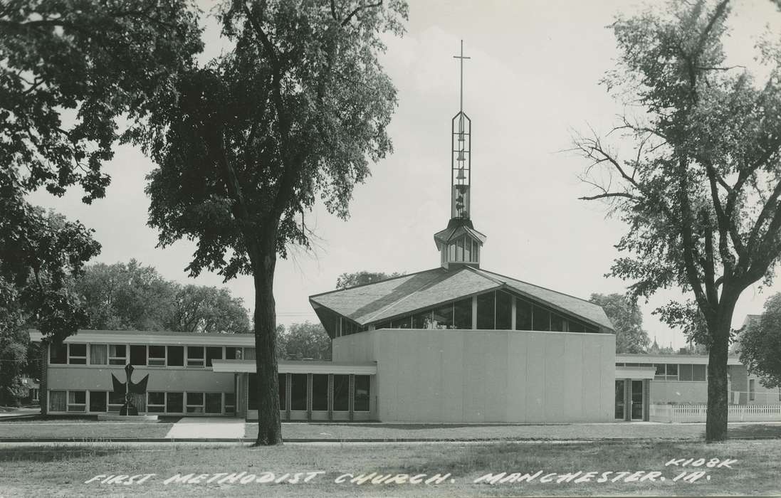 Cities and Towns, Iowa History, Iowa, church, Manchester, IA, Palczewski, Catherine, Religious Structures, history of Iowa