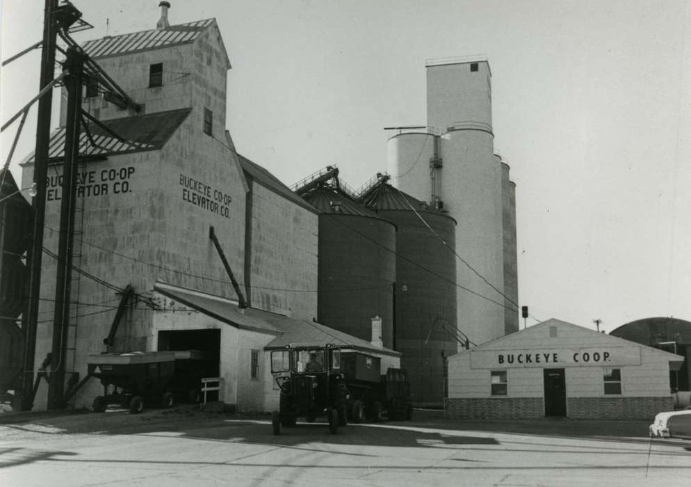 grain elevator, Farming Equipment, Buckeye, IA, history of Iowa, Iowa History, Businesses and Factories, Vierkandt, Jean, silo, Iowa