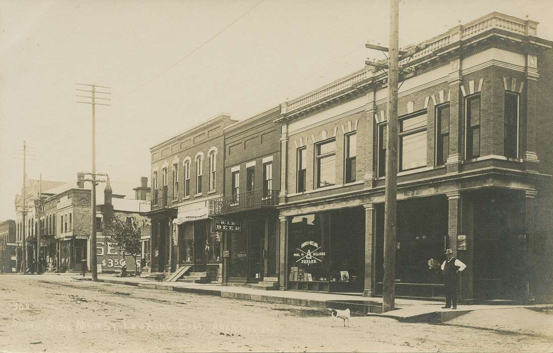main street, Main Streets & Town Squares, history of Iowa, Iowa, Iowa History, Anamosa, IA, Hatcher, Cecilia