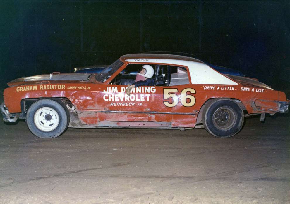tunis speedway, racecar, history of Iowa, Iowa History, Entertainment, racecar driver, Motorized Vehicles, Volgarino, Jim, speedway, Iowa, Waterloo, IA