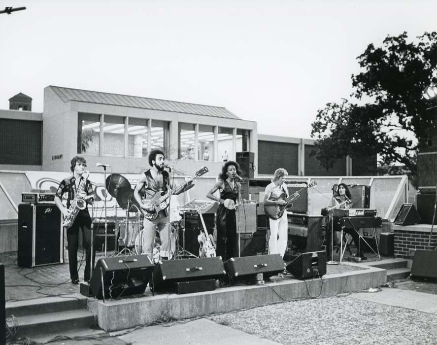 UNI Special Collections & University Archives, african american, People of Color, maucker union, history of Iowa, rock, Iowa, uni, band, guitar, Cedar Falls, IA, saxophone, singer, music, Entertainment, Iowa History, university of northern iowa, Schools and Education