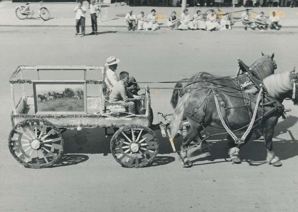 Main Streets & Town Squares, history of Iowa, Iowa History, parade, Animals, Fairs and Festivals, Iowa, Cities and Towns, horse, Waverly Public Library