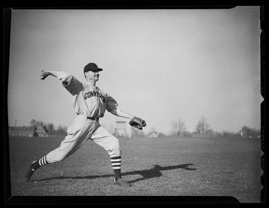 history of Iowa, Storrs, CT, Iowa History, Archives & Special Collections, University of Connecticut Library, baseball, Iowa