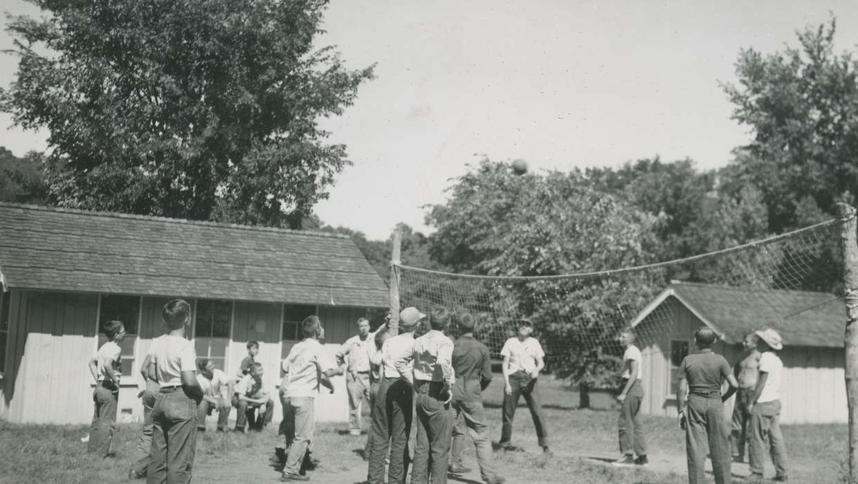 Iowa History, Iowa, McMurray, Doug, Sports, volleyball, history of Iowa, Lehigh, IA, Children, boy scouts