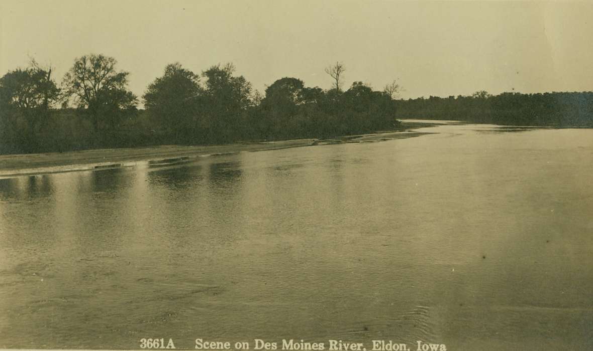 Eldon, IA, des moines river, Iowa History, Lakes, Rivers, and Streams, Iowa, Lemberger, LeAnn, river, history of Iowa