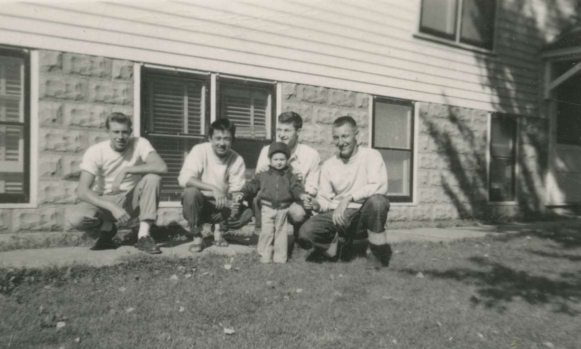 dorm, Portraits - Group, Iowa History, Lyon, Howard, Iowa, Schools and Education, college, Orange City, IA, history of Iowa