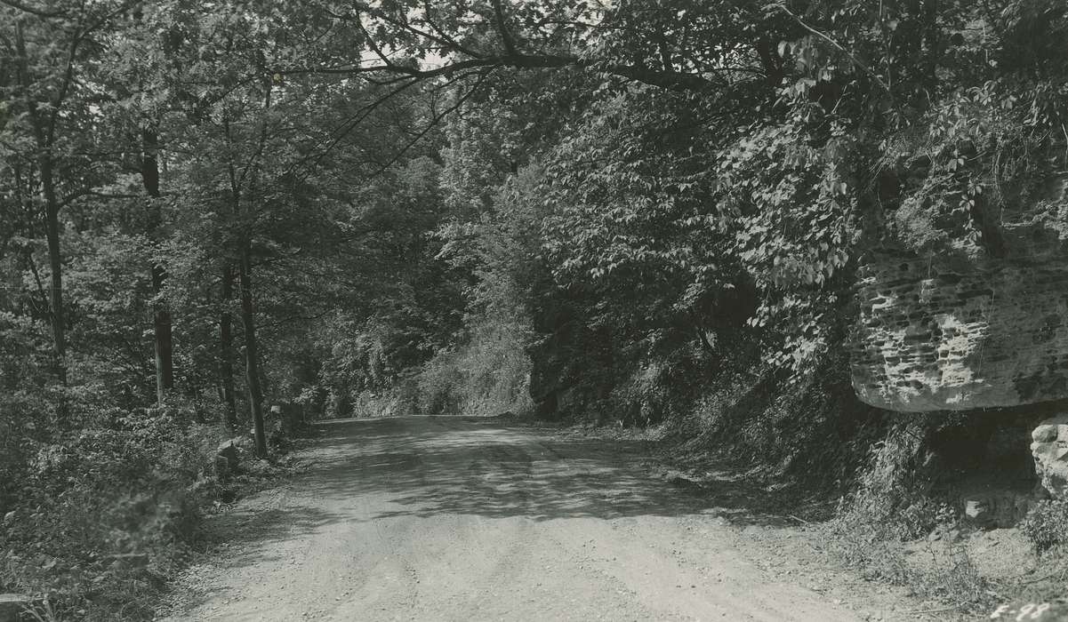 Landscapes, Iowa, Anamosa, IA, Hatcher, Cecilia, history of Iowa, dirt road, Iowa History, park