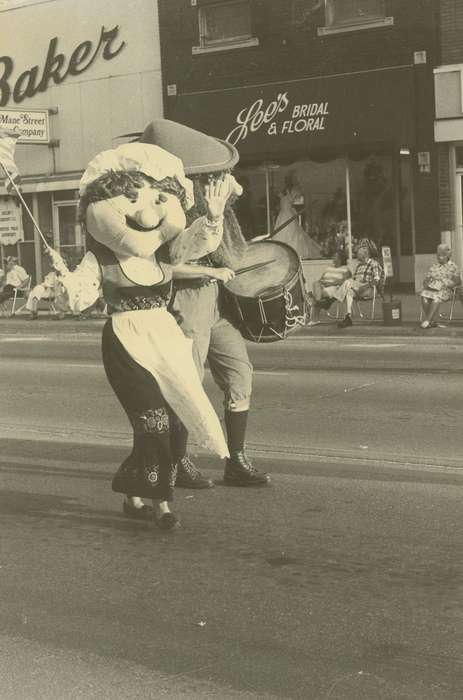 drum, Fairs and Festivals, mascot, Waverly, IA, history of Iowa, Main Streets & Town Squares, Iowa, parade, Cities and Towns, Waverly Public Library, Iowa History, Outdoor Recreation, Holidays