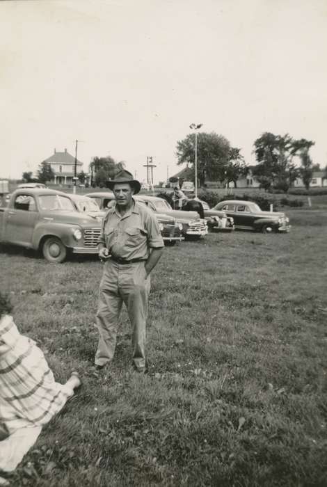 lights, Portraits - Individual, Iowa History, Iowa, cars, Tama, IA, house, man, Wiese, Rose, Fairs and Festivals, history of Iowa