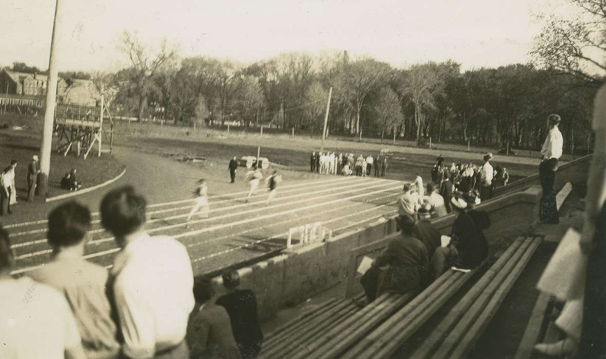 race, history of Iowa, Iowa History, Webster City, IA, college sports, spectator, Iowa, college, Sports, McMurray, Doug, track