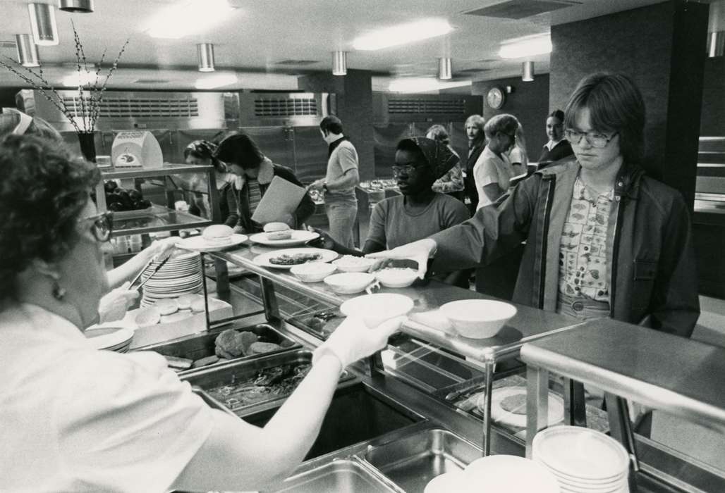 history of Iowa, UNI Special Collections & University Archives, Iowa, Food and Meals, university of northern iowa, uni, Iowa History, Schools and Education, commons, cafeteria, Cedar Falls, IA