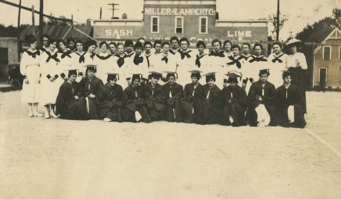 Portraits - Group, Iowa Falls, IA, history of Iowa, Iowa History, Mortenson, Jill, graduation, Iowa, Schools and Education, graduate