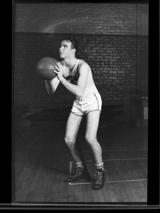 Archives & Special Collections, University of Connecticut Library, Iowa, Iowa History, basketball, Storrs, CT, history of Iowa