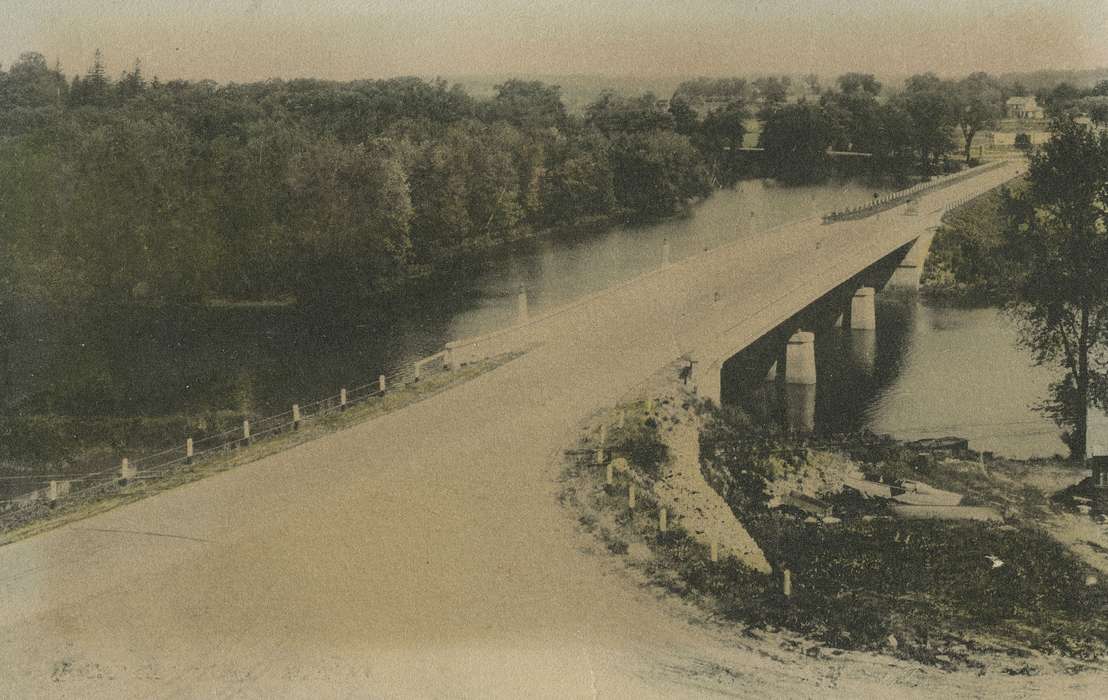 bridge, Iowa History, Lakes, Rivers, and Streams, Iowa, Anamosa, IA, road, Hatcher, Cecilia, history of Iowa, river, Landscapes