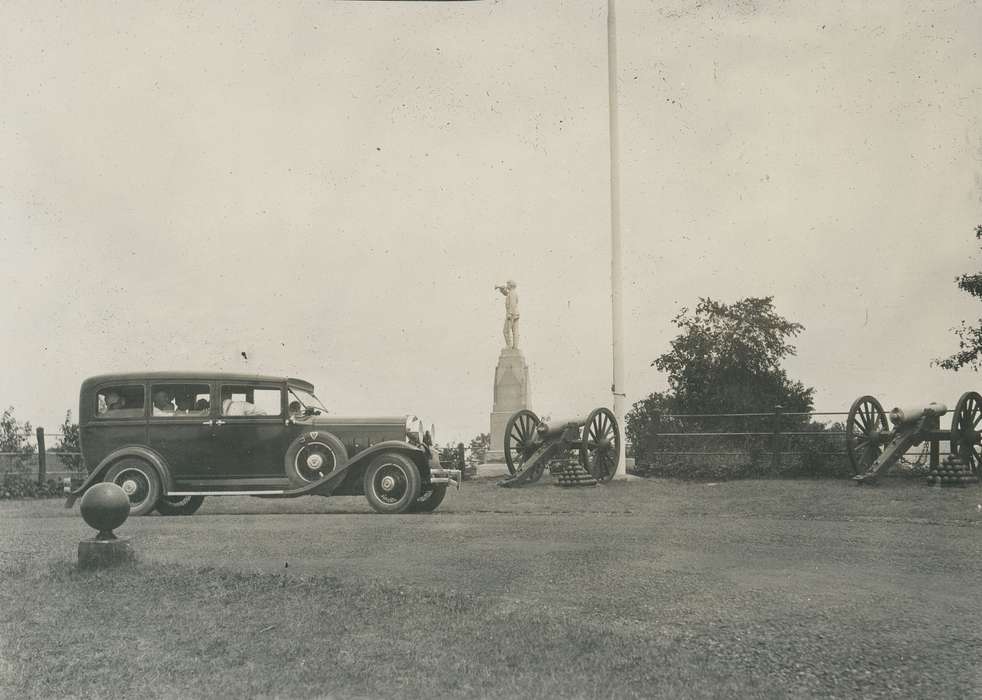 car, Iowa History, battlefield, Iowa, Motorized Vehicles, Gettysburg, PA, statue, McMurray, Doug, canon, Travel, history of Iowa