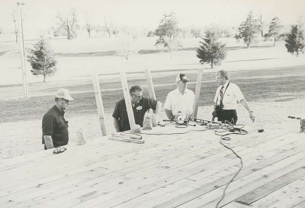 Iowa History, Iowa, hospital, Waverly Public Library, deck, wood, Labor and Occupations, people, Waverly, IA, history of Iowa, construction