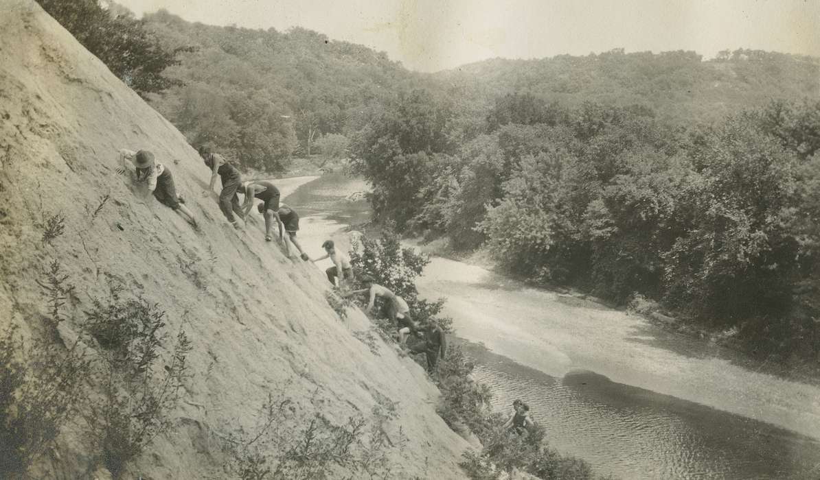 Stratford, IA, boy scouts, history of Iowa, Iowa History, McMurray, Doug, cliff, river, Iowa, Outdoor Recreation, climbing, Children