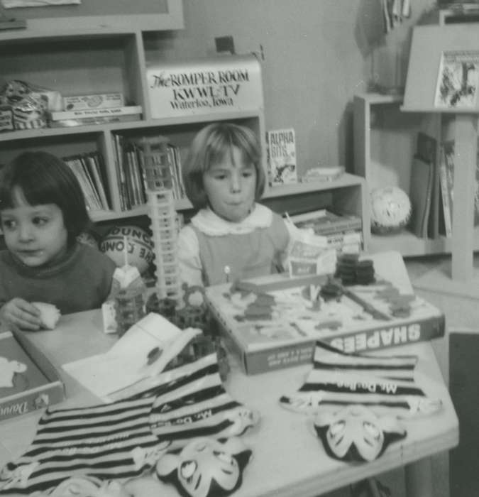 games, history of Iowa, Iowa History, game, Businesses and Factories, Vauthier, Elizabeth, books, playing, milk, Iowa, Waterloo, IA, milk carton, Children, Leisure, kwwl