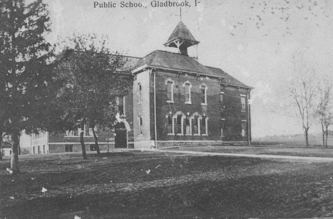 Iowa, Reinhard, Lisa, Iowa History, Schools and Education, Cities and Towns, school, history of Iowa, Gladbrook, IA