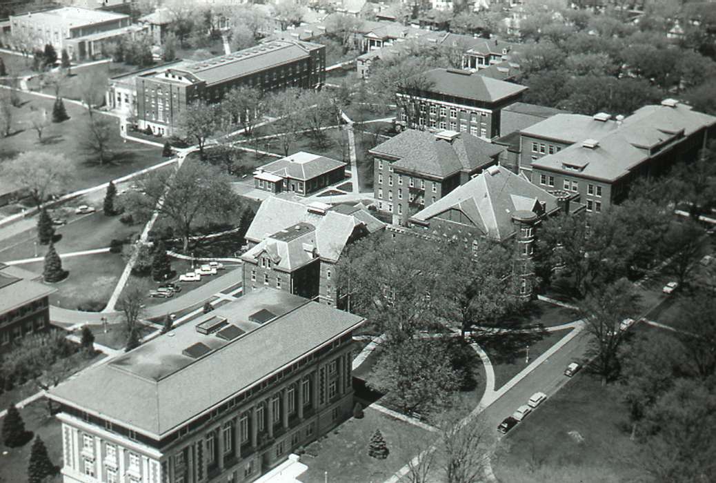 Iowa History, Iowa, Schools and Education, university of northern iowa, iowa state teachers college, uni, Aerial Shots, UNI Special Collections & University Archives, Cedar Falls, IA, history of Iowa