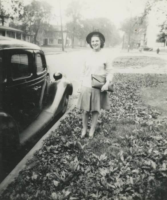 Cedar Falls, IA, history of Iowa, Iowa History, Motorized Vehicles, car, autumn, Good, Tiffany, Iowa, Portraits - Individual