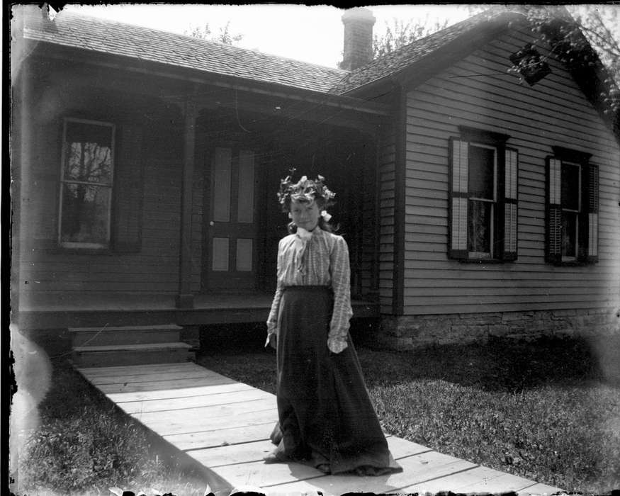 history of Iowa, Iowa History, IA, Anamosa Library & Learning Center, Iowa, Cities and Towns, house, Portraits - Individual