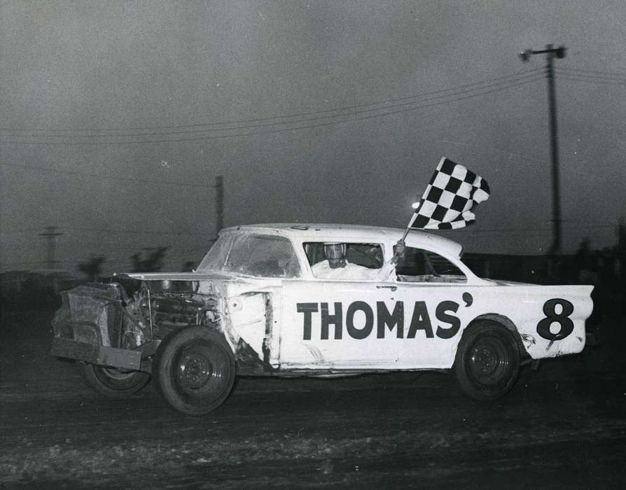 tunis speedway, racecar, history of Iowa, Iowa History, Entertainment, racecar driver, Motorized Vehicles, Volgarino, Jim, car, speedway, Iowa, Waterloo, IA