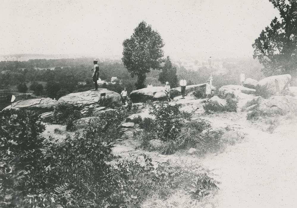 Travel, view, history of Iowa, Iowa History, battlefield, lookout, overlook, Gettysburg, PA, Iowa, McMurray, Doug