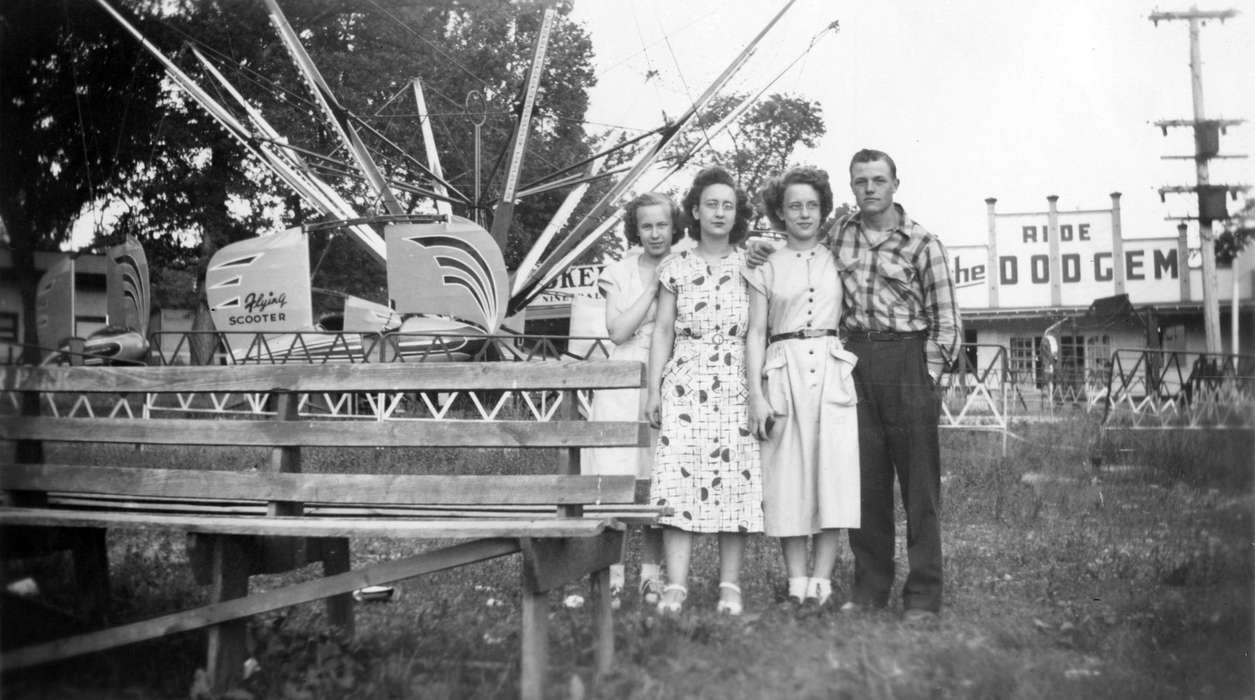 Portraits - Group, Hagg, Regina, history of Iowa, amusement park, Iowa History, Entertainment, amusment park ride, Iowa, Leisure, Okoboji, IA
