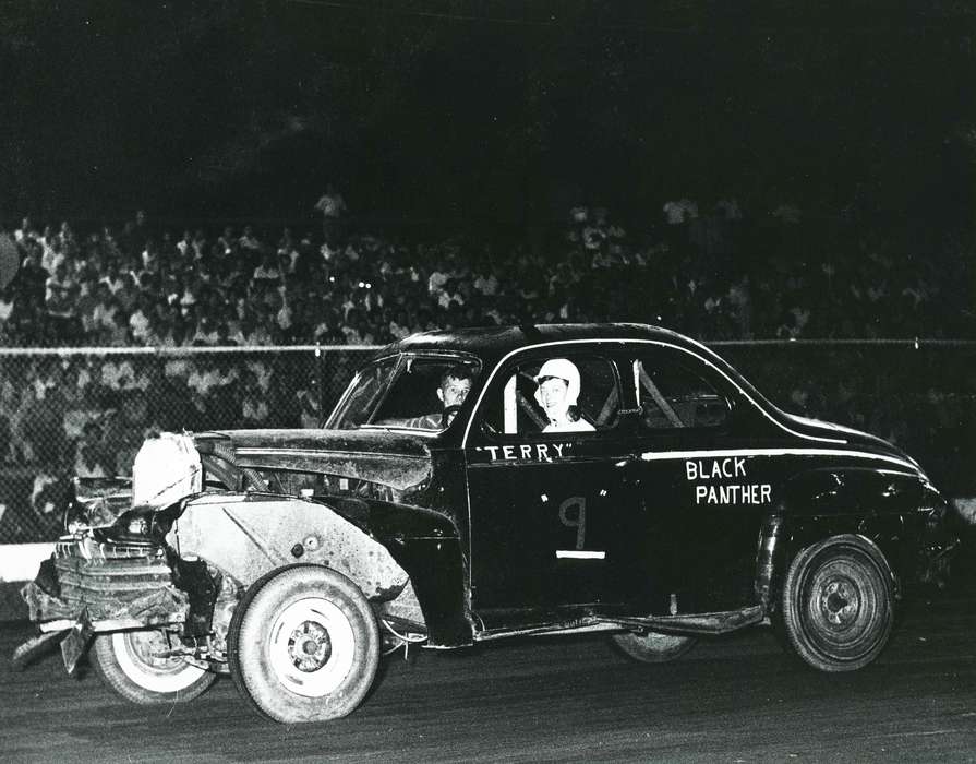 tunis speedway, racecar, history of Iowa, Iowa History, Entertainment, racecar driver, Motorized Vehicles, Volgarino, Jim, car, speedway, Iowa, Waterloo, IA