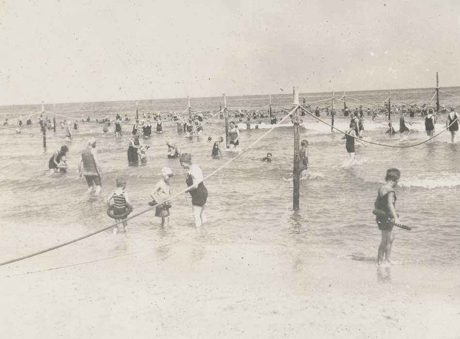 Travel, history of Iowa, Iowa History, Ocean Grove, NJ, ocean, beach, Iowa, bathing suit, McMurray, Doug, Children