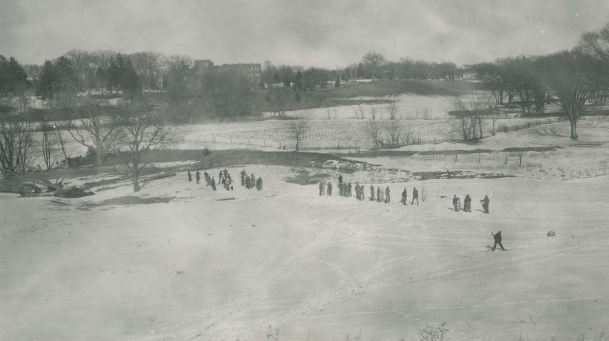 Outdoor Recreation, Iowa, Webster City, IA, McMurray, Doug, Leisure, Children, history of Iowa, Winter, boy scouts, snow, Iowa History