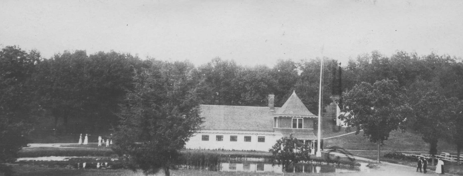 pond, history of Iowa, Iowa, IA, Landscapes, King, Tom and Kay, Iowa History