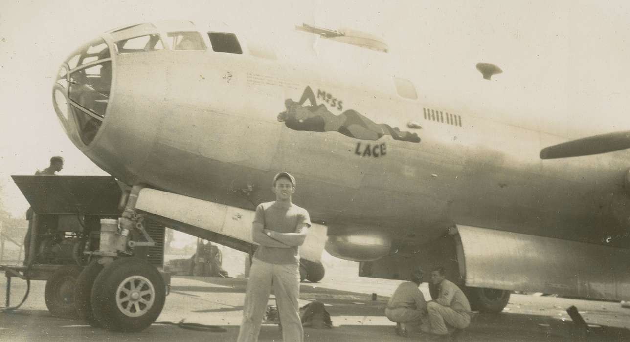 Motorized Vehicles, Iowa History, Iowa, history of Iowa, plane, Portraits - Group, Portraits - Individual, Fink-Bowman, Janna, Japan