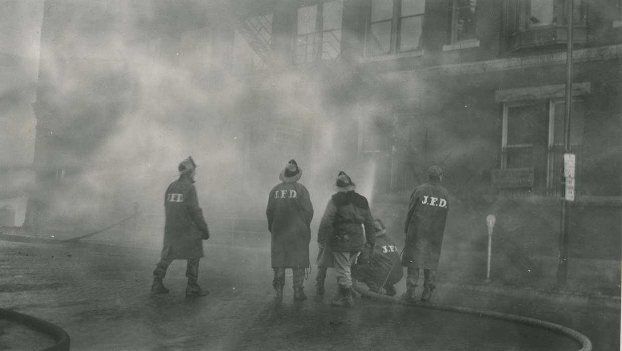 history of Iowa, Iowa History, Wrecks, Webster City, IA, Businesses and Factories, fire, Iowa, firemen, McMurray, Doug, firefighter, bank